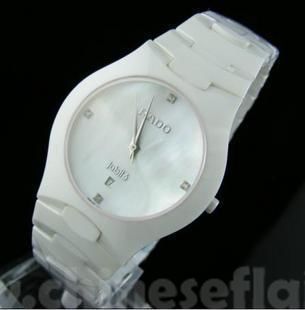 Rado Replica True Jubilee White Ceramic Couple Watch